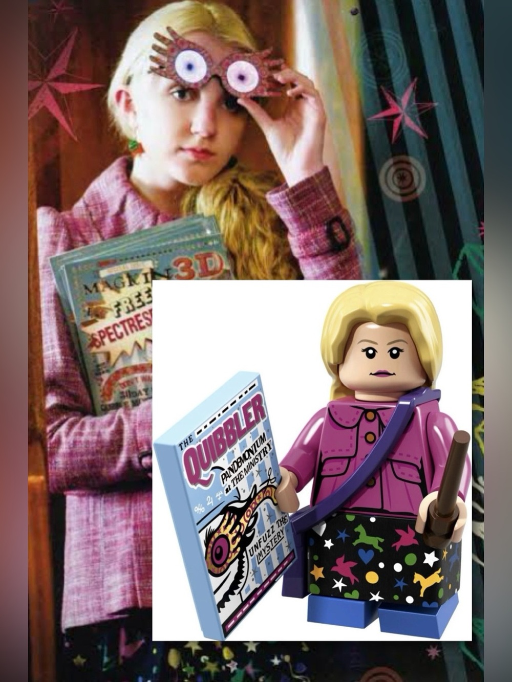 $2 Luna Lovegood Purple Figure $2 WITH ANY $10 OR MORE